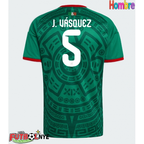 Camiseta México Johan Vasquez #5 Primera Equipación Mundial 2026 manga corta